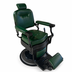 Herenstoel / Barbierstoel Comfort Green Black