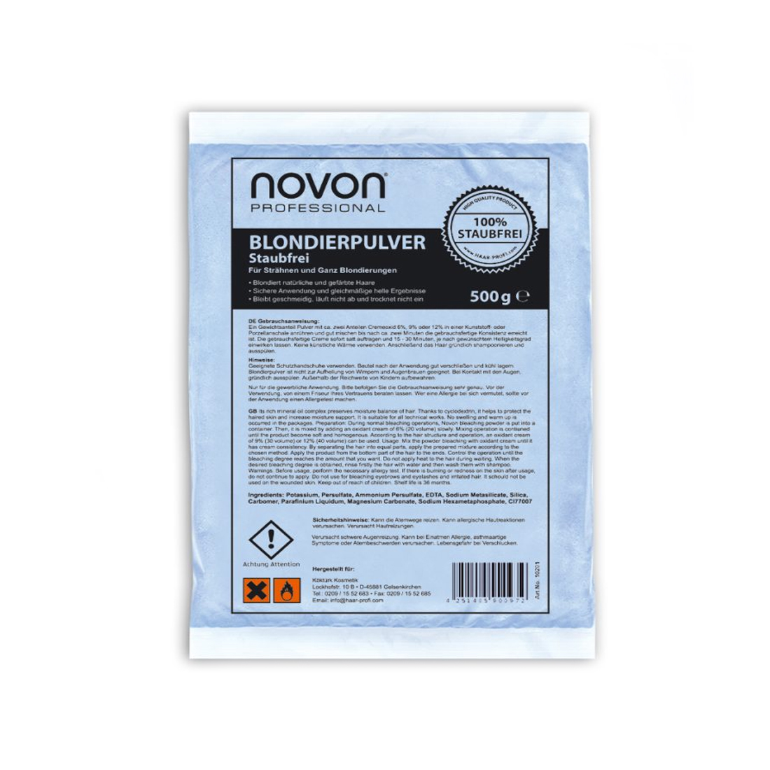 Novon Professional Blondeerpoeder Blauw