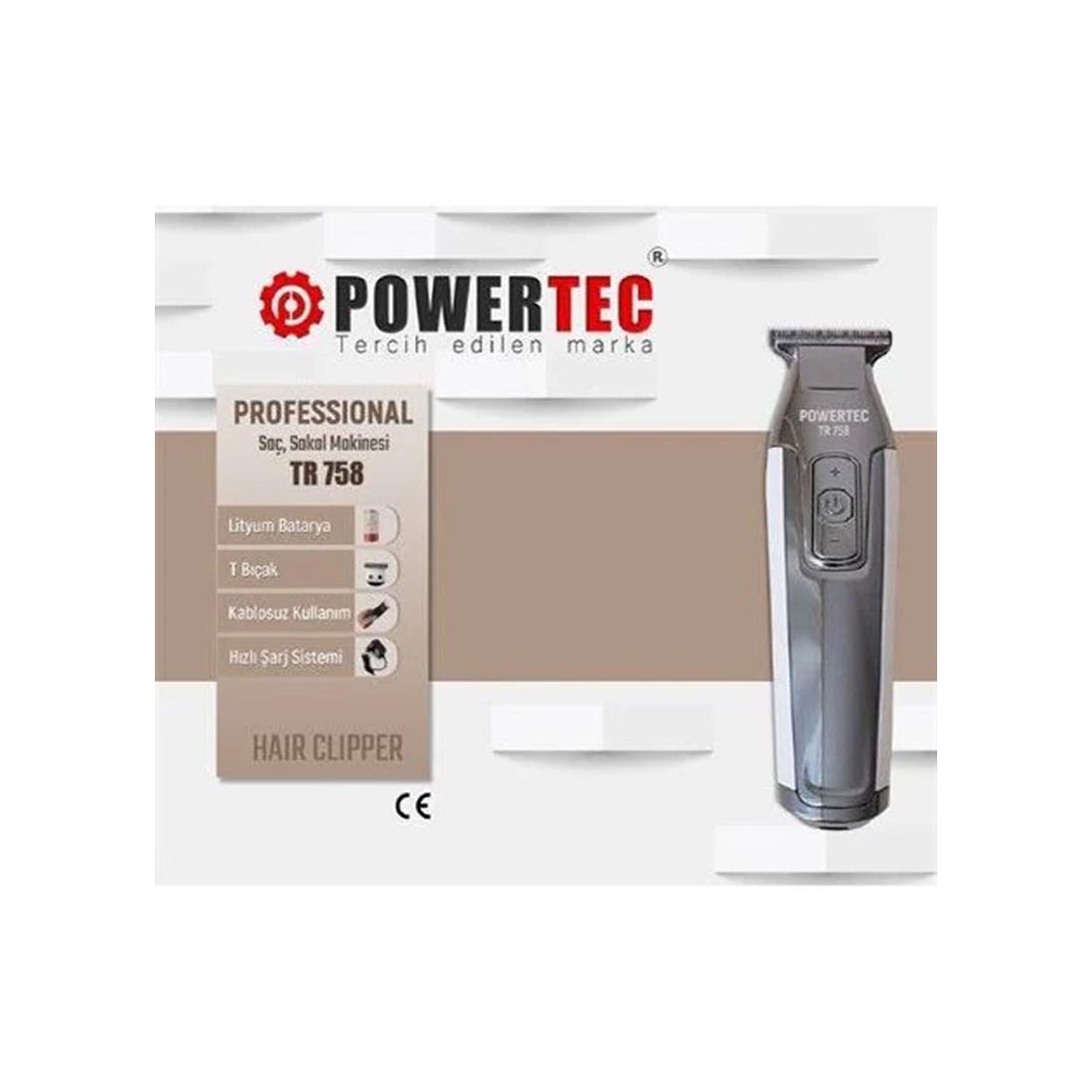 Powertec TR-758 Tondeuse