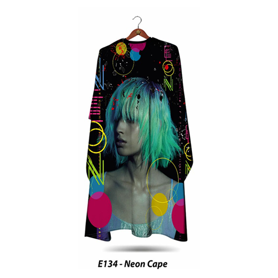 Kapmantel Dames Neon 134