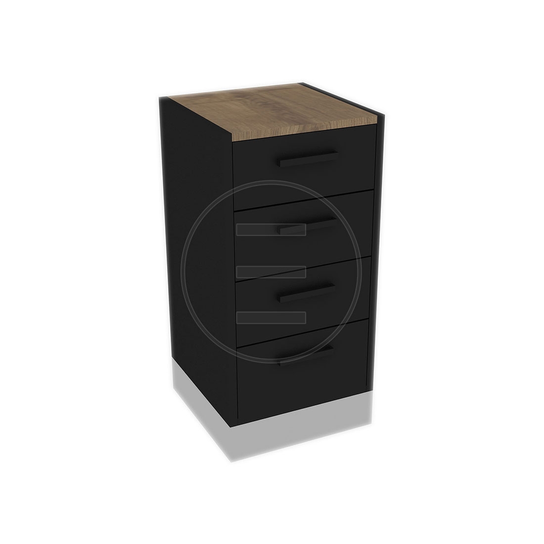 Bijzetkast Noir Cabinet