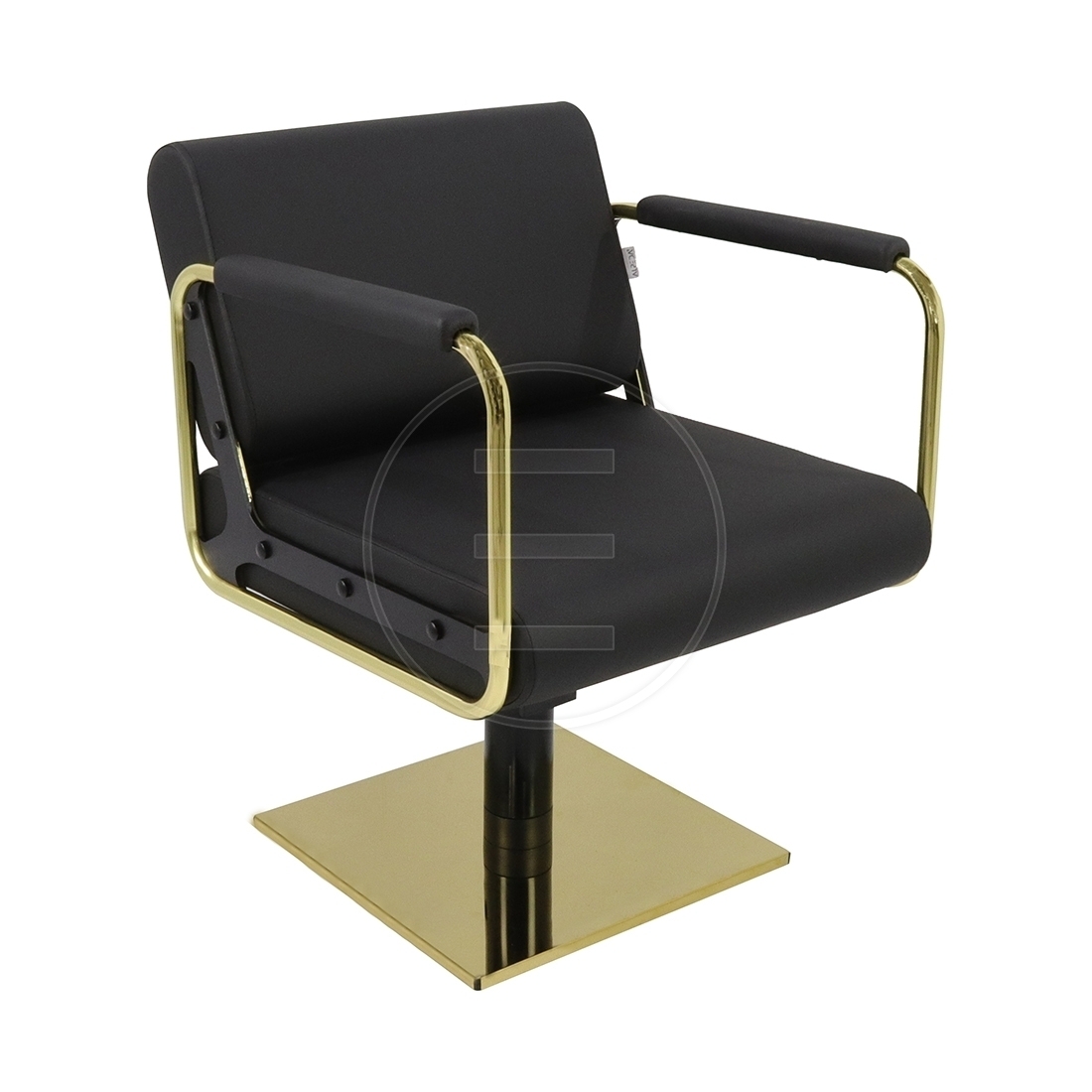 Kappersstoel Round Lounge Gold
